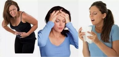 parazītu pazīmes cilvēka organismā